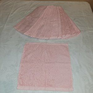 11pc Soft Pink Amazon Washcloths.